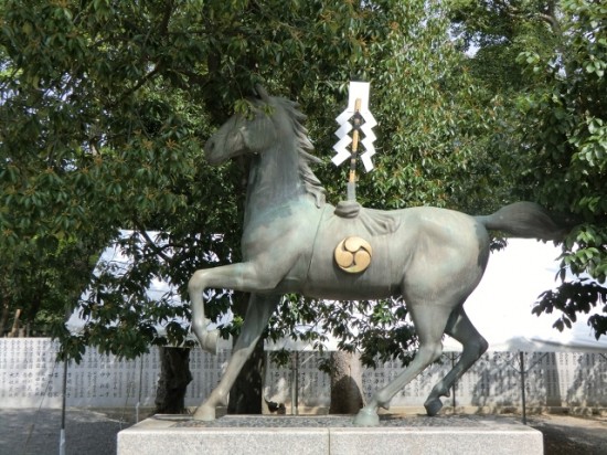 Iwaseo Hachiman-gū horse