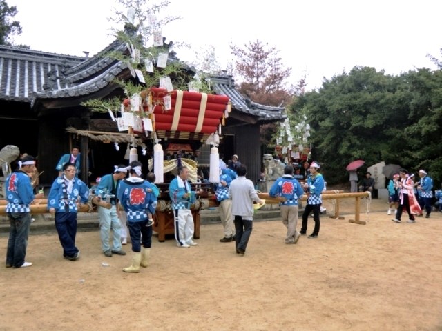 Taikodai at Karato Matsuri on Teshima