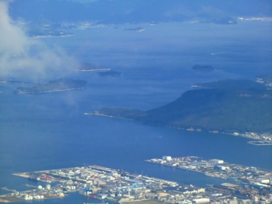 Takamatsu and Yashima from above