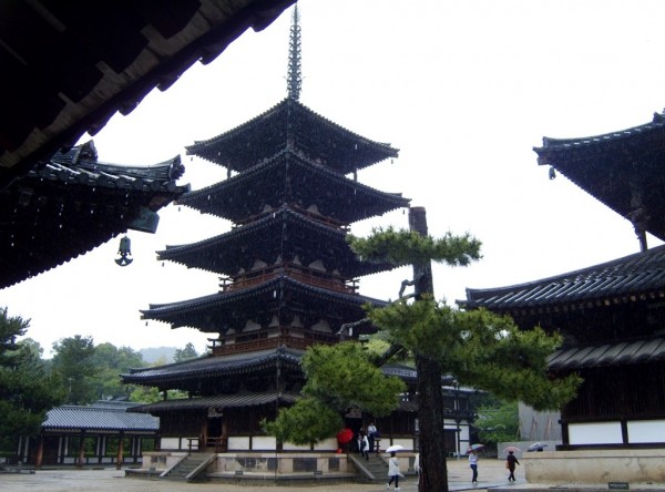 Hōryū-ji's 1300 years old pagoda