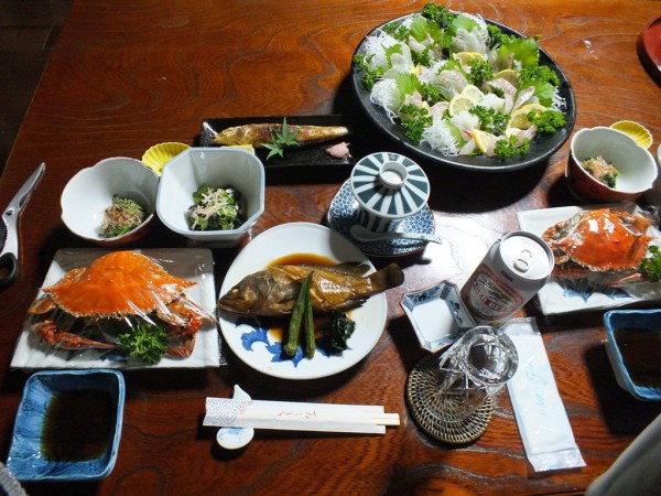 Yakatabune Minshuku sur Honjima diner 1