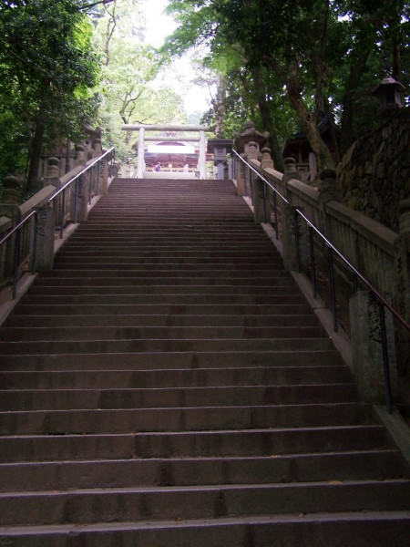 Konpirasan - last steps before the main shrine - 9