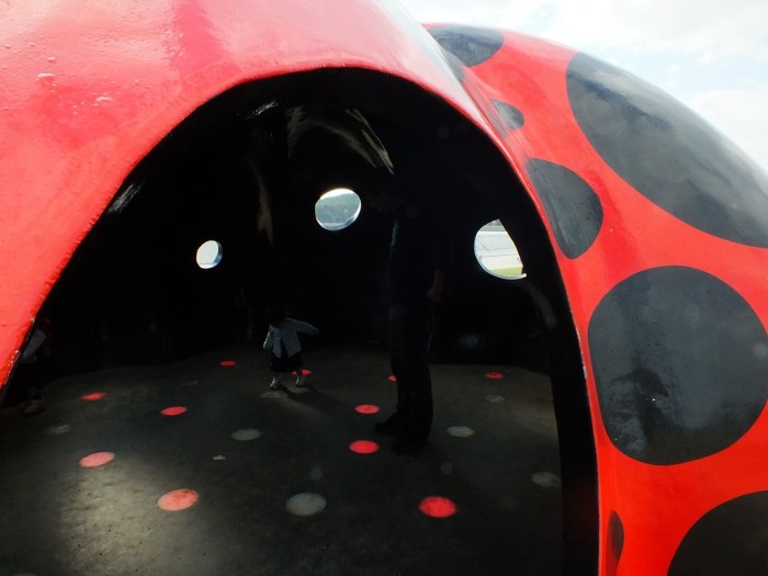 Inside Naoshima's Red Pumpkin