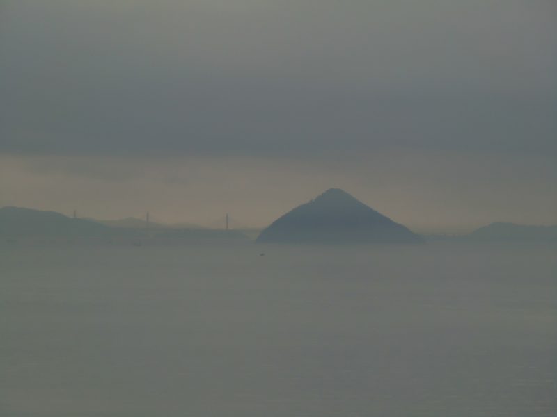 Ozuchishima in the mist