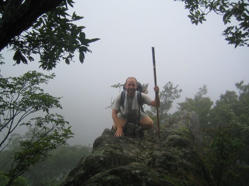 Todd Walking the Shikoku Pilgrimage