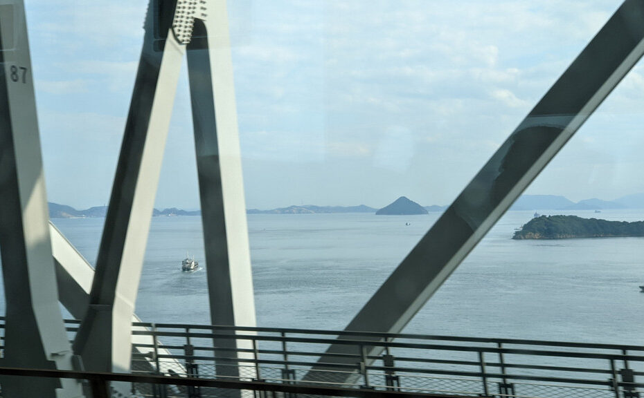 Crossing the Great Seto Bridge